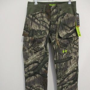 NWT UNDER ARMOUR Scent Control Camo 32 X 34 Field